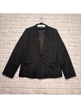 Long Tall Sally Black Blazer Women's 16